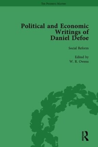 Cover of The Political and Economic Writings of Daniel Defoe Vol 8