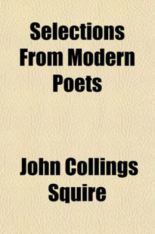 Cover of Selections from Modern Poets