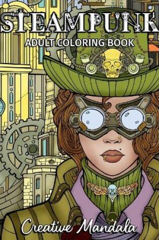 Cover of Steampunk Adult Coloring Book