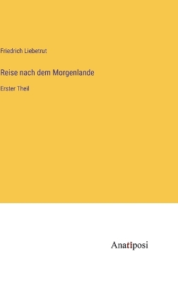 Book cover for Reise nach dem Morgenlande