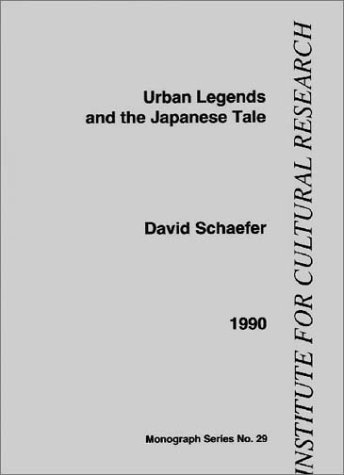 Book cover for Urban Legends and the Japanese Tale