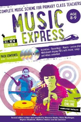 Cover of Music Express: Age 8-9 (Book + 3CDs + DVD-ROM)