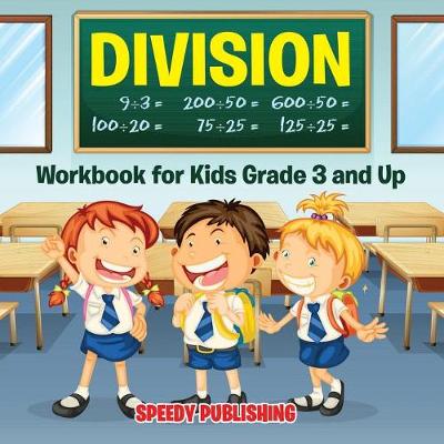 Book cover for Division Workbook for Kids Grade 3 and Up