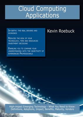 Book cover for Cloud Computing Applications