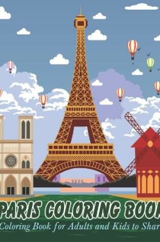 Cover of paris coloring book