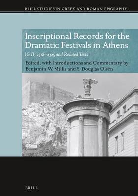 Cover of Inscriptional Records for the Dramatic Festivals in Athens