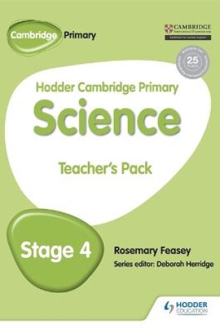 Cover of Hodder Cambridge Primary Science Teacher's Pack 4
