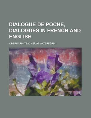 Book cover for Dialogue de Poche, Dialogues in French and English