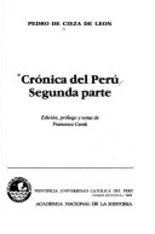 Cover of Cronica del Peru