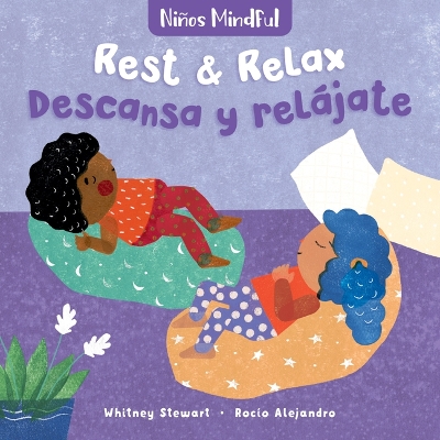 Book cover for Mindful Tots: Rest & Relax / Niños Mindful: Descansa y relájate