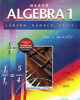 Book cover for Heath Algebra 1