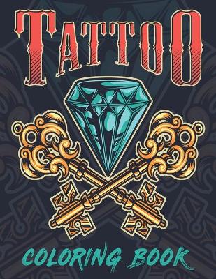 Book cover for Tattoo Coloring Book