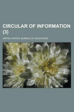 Cover of Circular of Information (Volume 3)