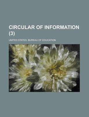 Book cover for Circular of Information (Volume 3)