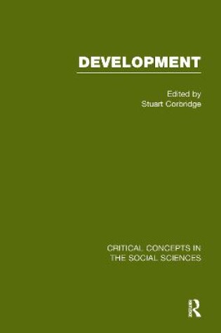 Cover of Develop Crit Conc Soc Sci V1