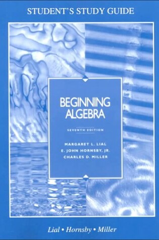 Cover of Study Guide to Beginning Algebra 7e