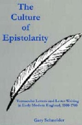 Cover of The Culture Of Epistolarity