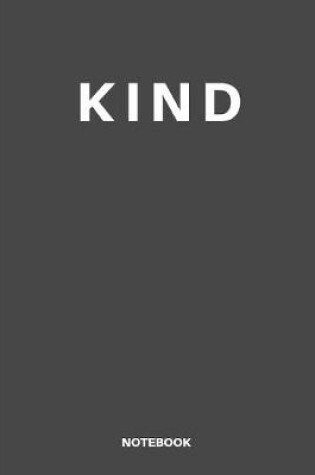 Cover of Kind notebook