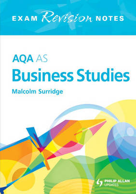 Book cover for AQA AS Business Studies Exam Revision Notes