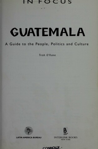 Cover of Guatemala in Focus