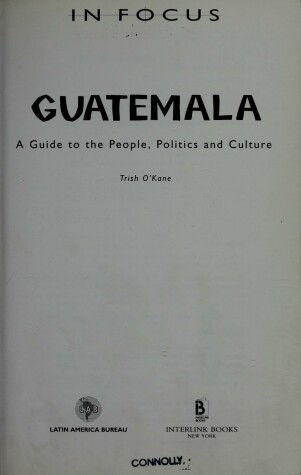 Book cover for Guatemala in Focus