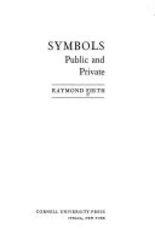 Cover of Symbols-Public & Private CB