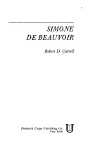 Book cover for Simone de Beauvoir