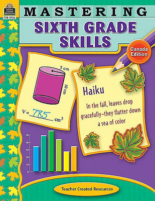 Book cover for Mastering Sixth Grade Skills-Canadian