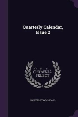 Cover of Quarterly Calendar, Issue 2