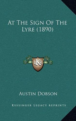 Book cover for At the Sign of the Lyre (1890)