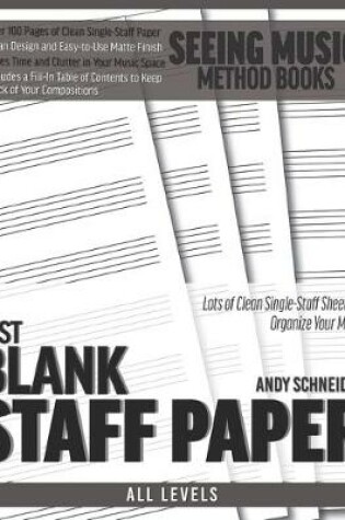 Cover of Just Blank Staff Paper