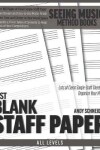 Book cover for Just Blank Staff Paper