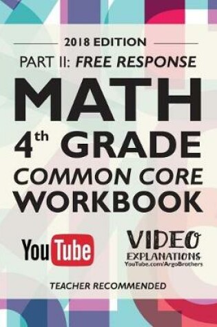 Cover of Argo Brothers Math Workbook, Grade 4