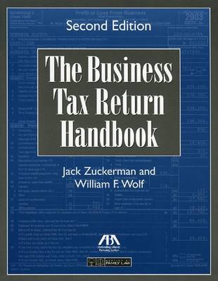 Book cover for The Business Tax Return Handbook