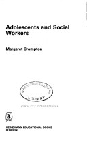 Cover of Adolescents and Social Workers