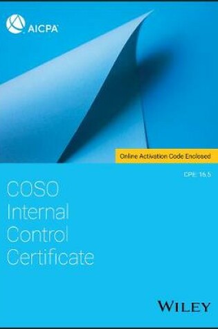 Cover of COSO Internal Control Certificate