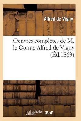 Cover of Oeuvres Completes de M. Le Comte Alfred de Vigny Edition 8