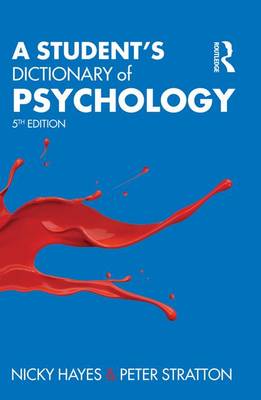 Book cover for A Student's Dictionary of Psychology