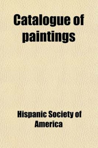 Cover of Catalogue of Paintings