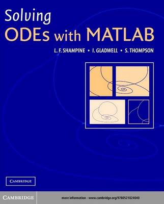 Book cover for Solving ODEs with MATLAB