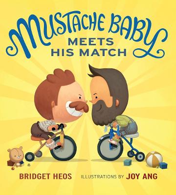 Book cover for Mustache Baby Meets His Match (Board Book)