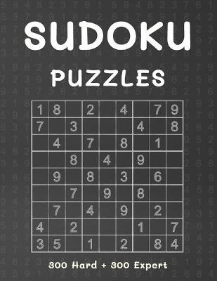 Book cover for Sudoku Puzzles 300 Hard + 300 Expert
