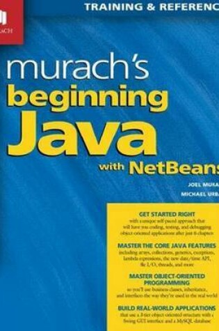 Cover of Murach's Beginning Java with NetBeans