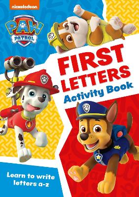 Book cover for PAW Patrol First Letters Activity Book