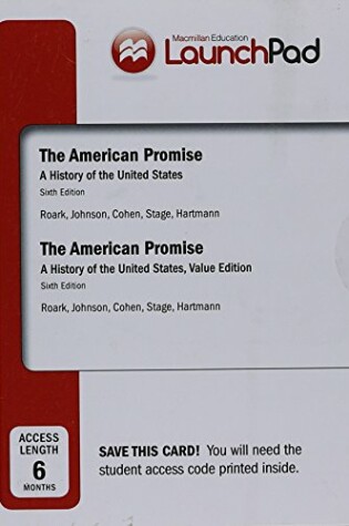 Cover of Launchpad for the American Promise and the American Promise Value Edition (Six Month Access)