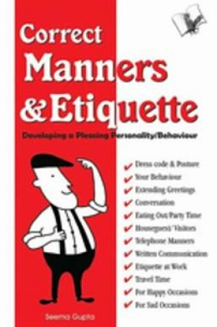 Cover of Correct Manners and Etiquette