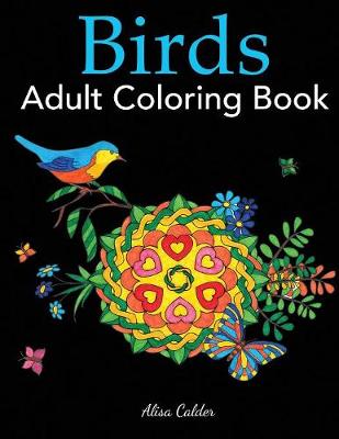 Book cover for Birds Adult Coloring Book