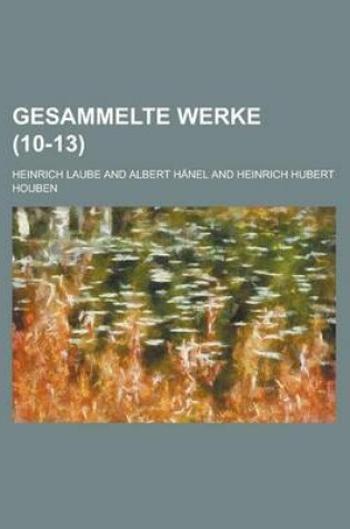 Cover of Gesammelte Werke (10-13)