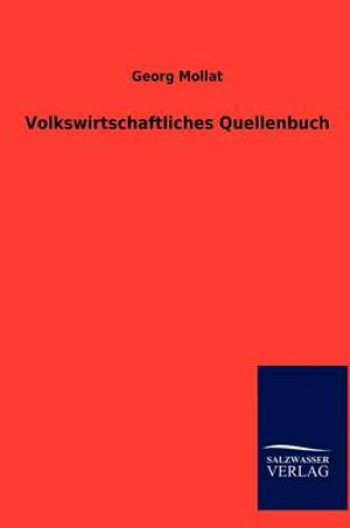 Cover of Volkswirtschaftliches Quellenbuch