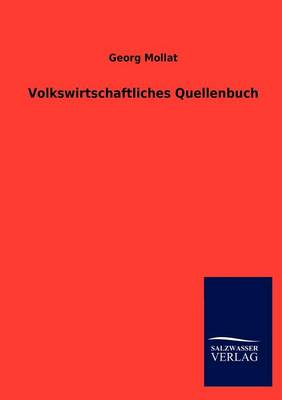 Book cover for Volkswirtschaftliches Quellenbuch